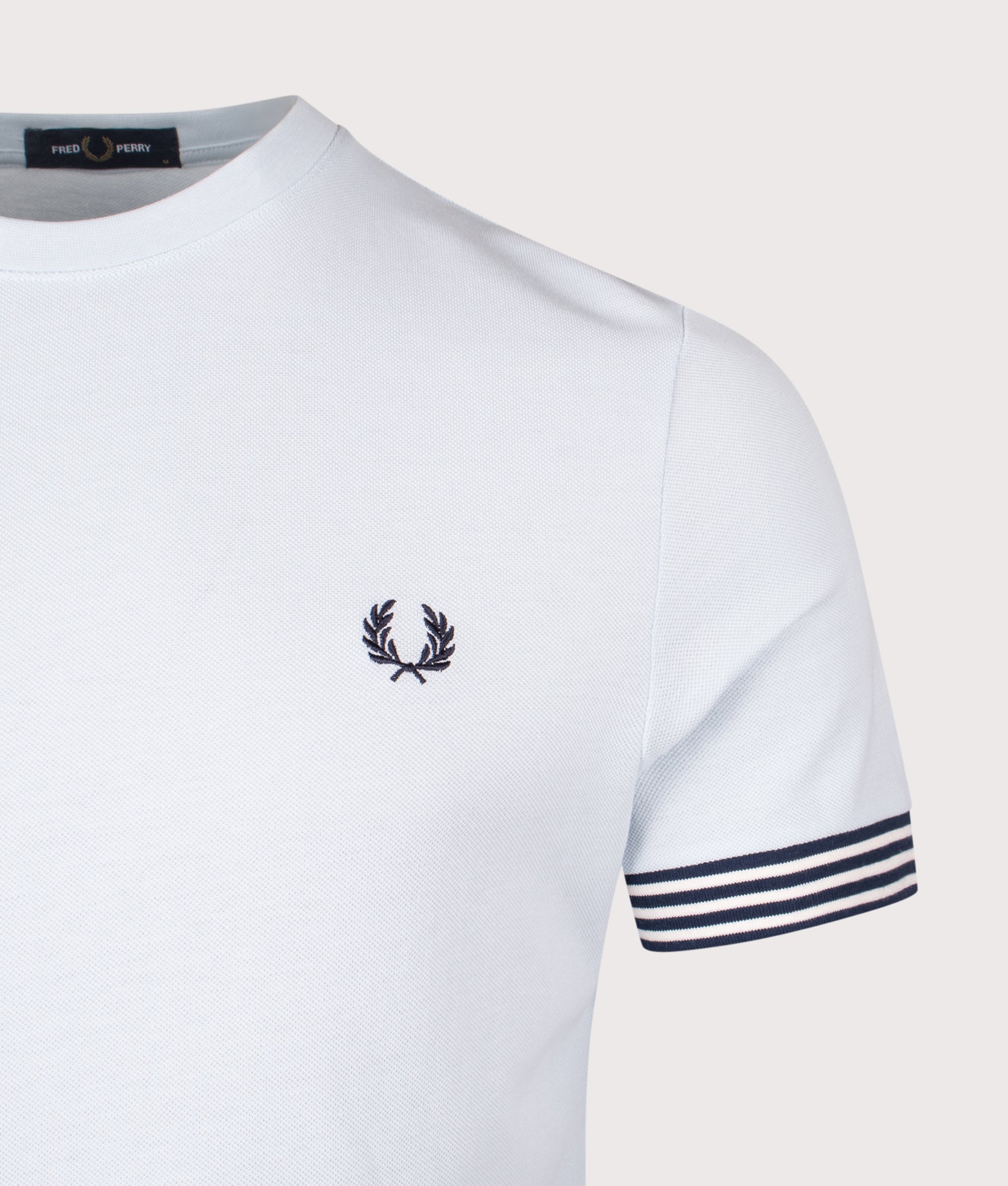 Striped Cuff T-Shirt. Shot by EQVVS. Detail shot.