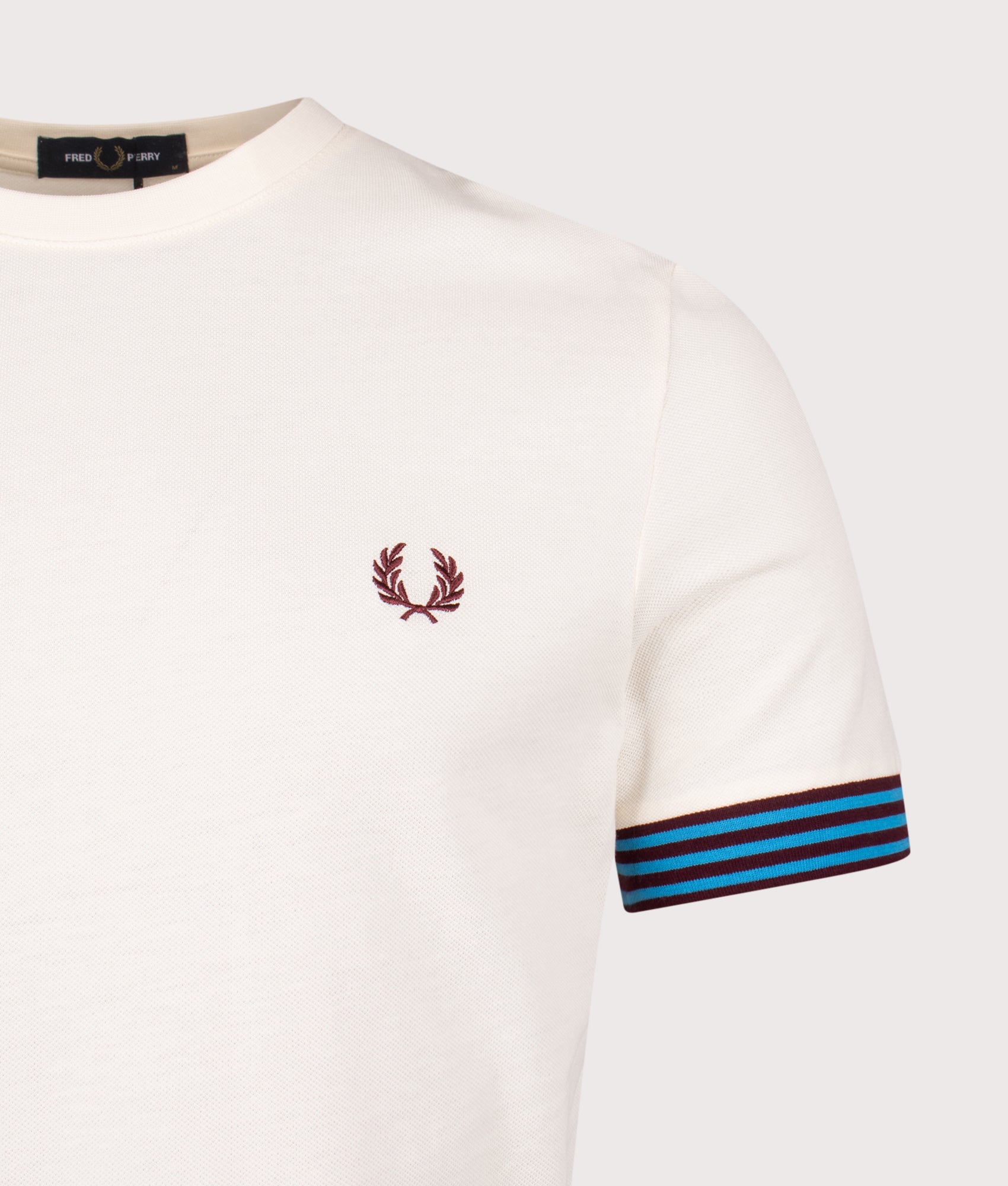 Striped Cuff T-Shirt. Shot by EQVVS. Detail shot.