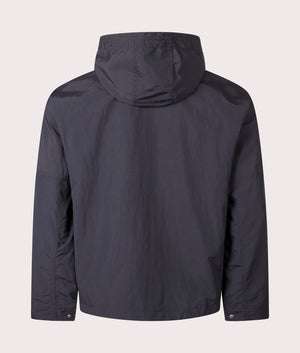 Cropped Ripstop Parka by Fred Perry in Black. hot by EQVVS. Back shot.
