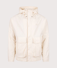 Cropped Ripstop Parka: 560 Ecru 