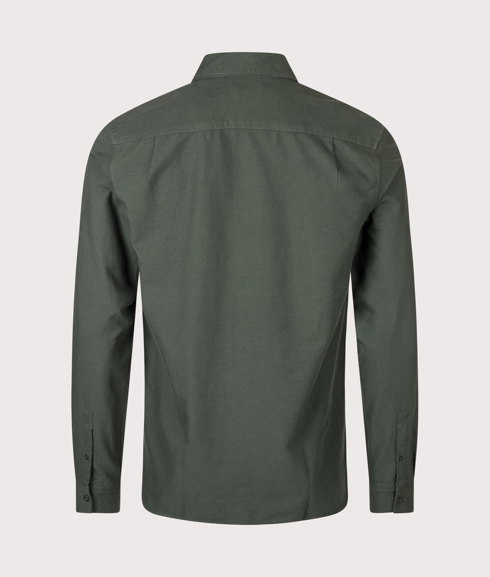 Oxford Shirt in Court Green | 100% Cotton | Fred Perry | EQVVS | Back shot 