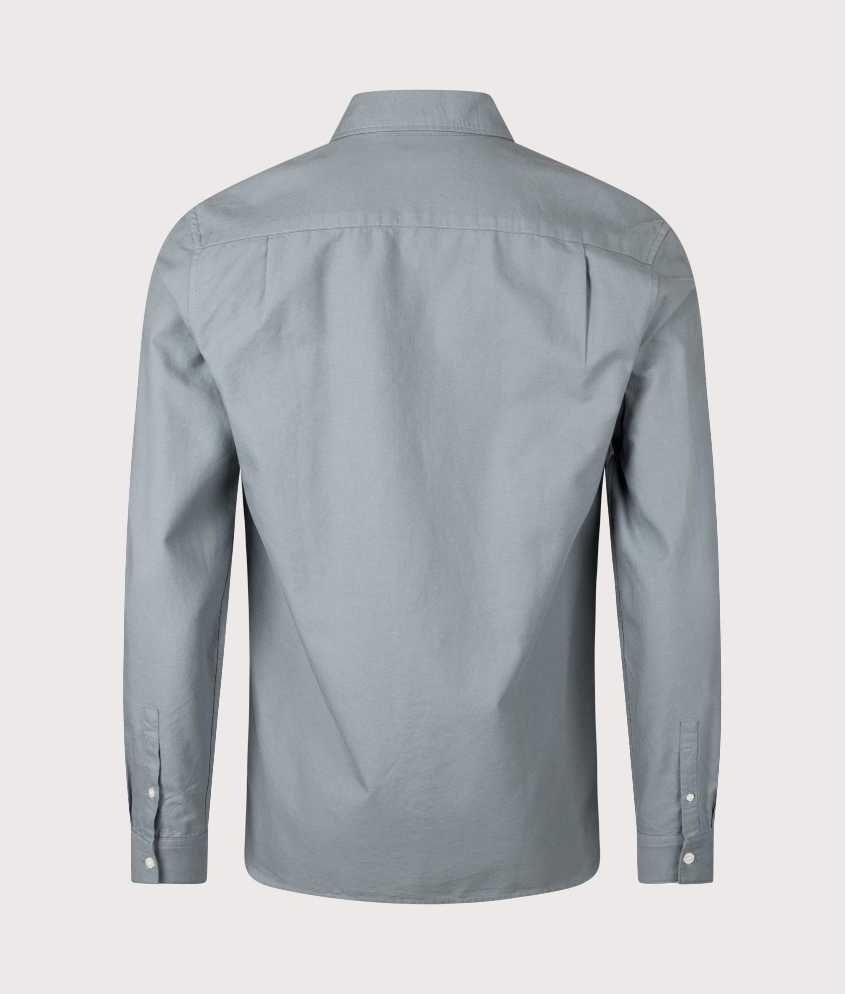 Oxford Shirt in Stockport Blue | 100% Cotton | Fred Perry | EQVVS | Back shot 