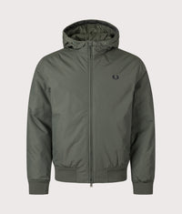 Hooded Brentham Jacket: X89 Court Green 