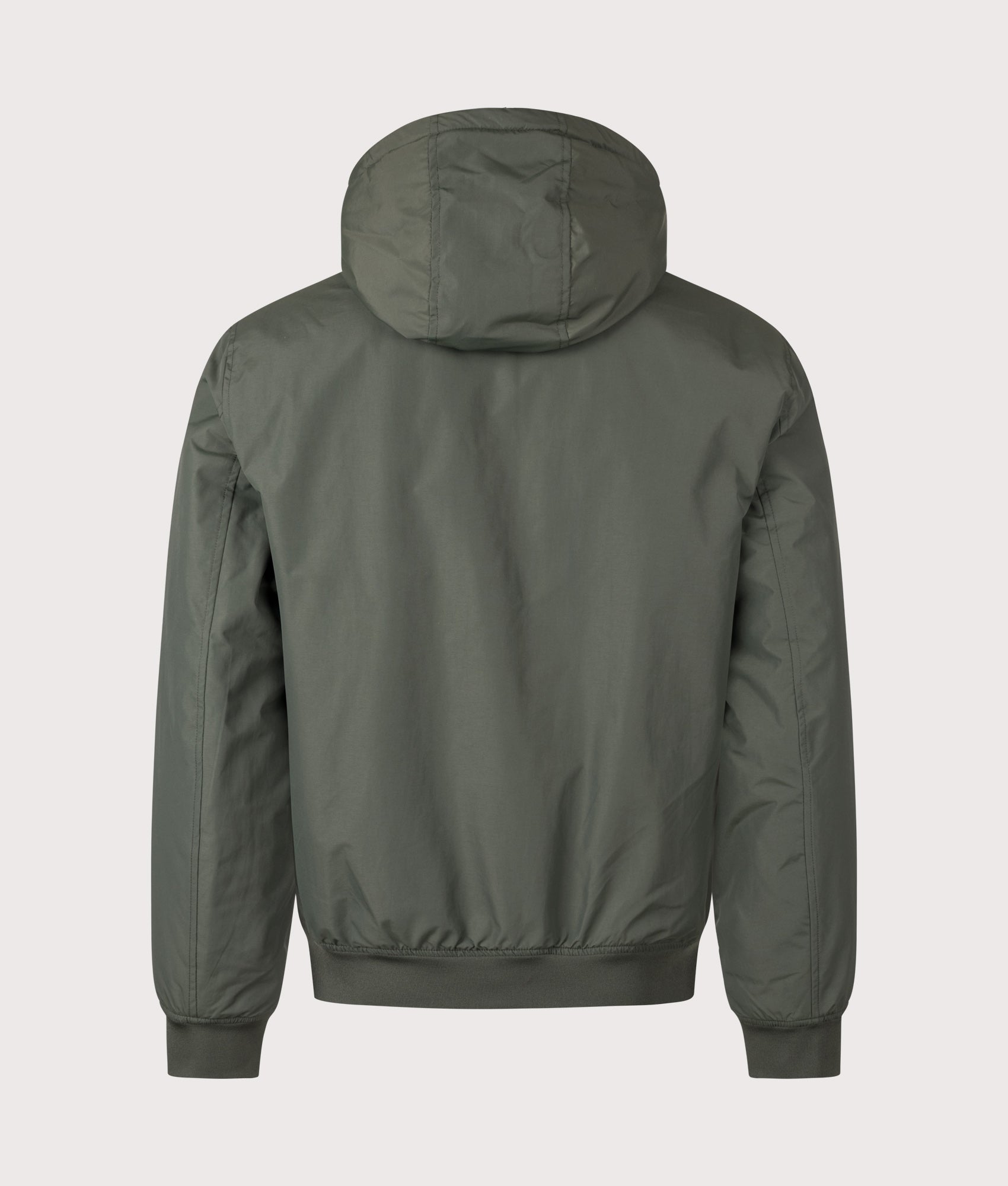 Hooded Brentham Jacket in Court Green | Fred Perry | EQVVS | Back shot 