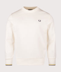 Crew Neck Sweatshirt: 46A Ecru/Tennis Ball Yellow/Anchor Grey 