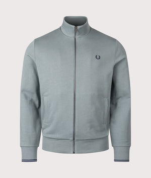 Zip Through Sweatshirt in Stockport Blue | Fred Perry | EQVVS