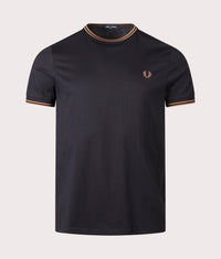 Twin Tipped T-Shirt: Q27 Black/Shaded Stone 