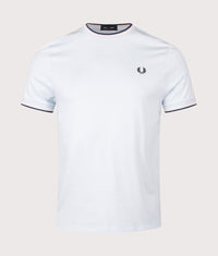 Twin Tipped T-Shirt: Z54 Light Ice/Silky Peach/Tennis Blue 