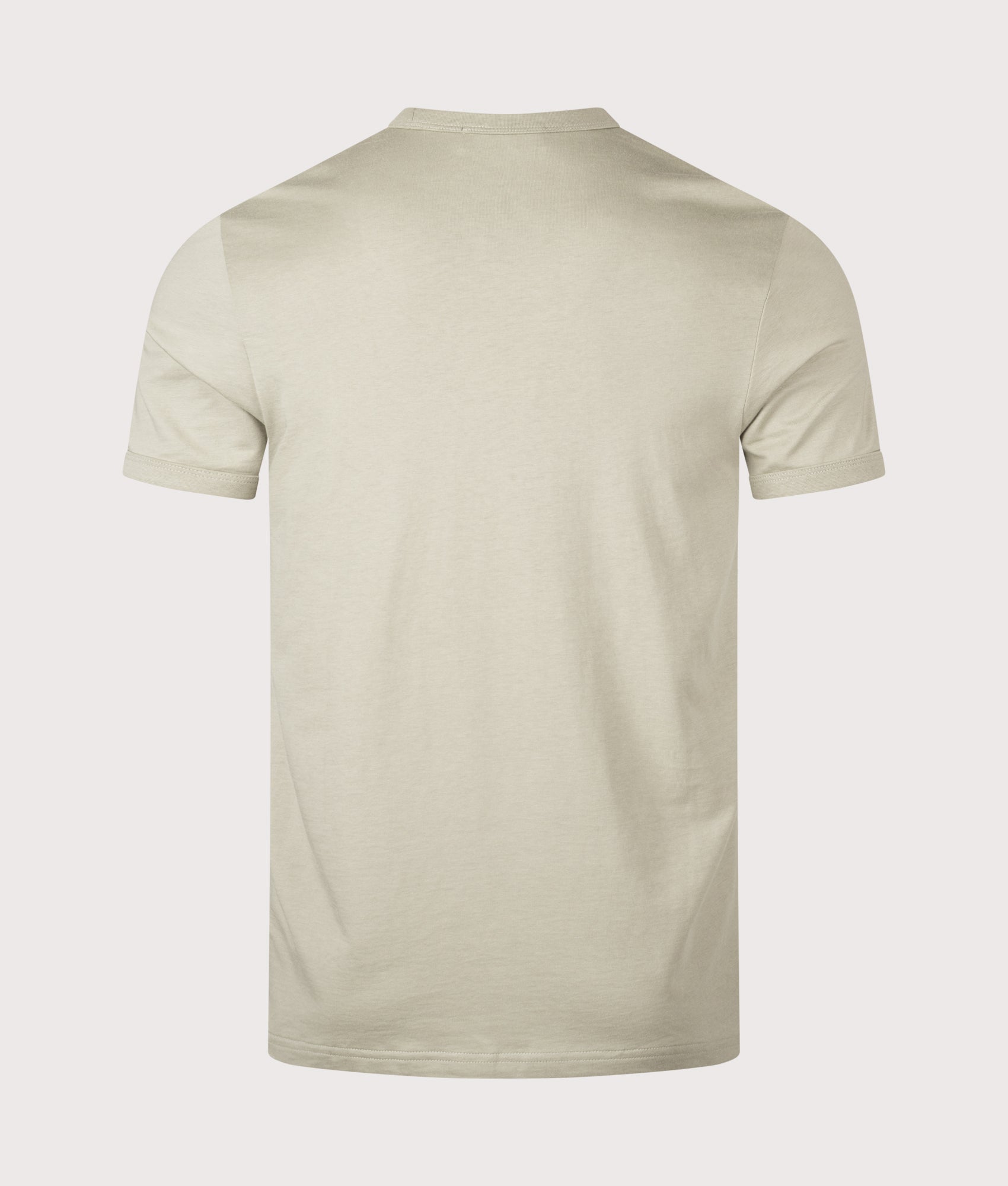 Ringer T-Shirt in Seagrass | 100% Cotton | Fred Perry | EQVVS | Back Shot