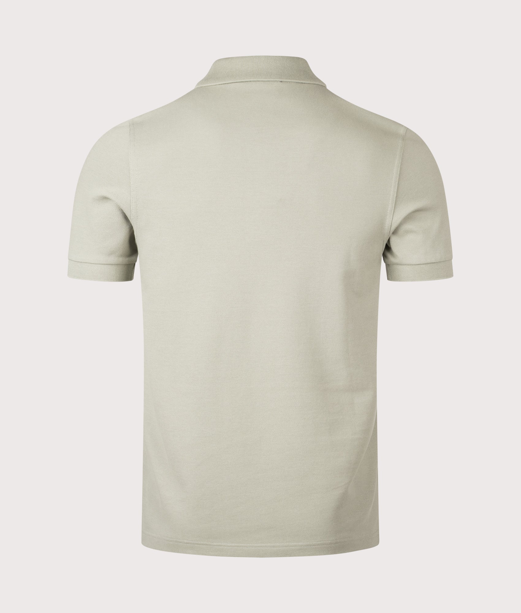Fred Perry The Fred Perry Polo Shirt in Seagrass and Black at EQVVS Menswear. Back shot.