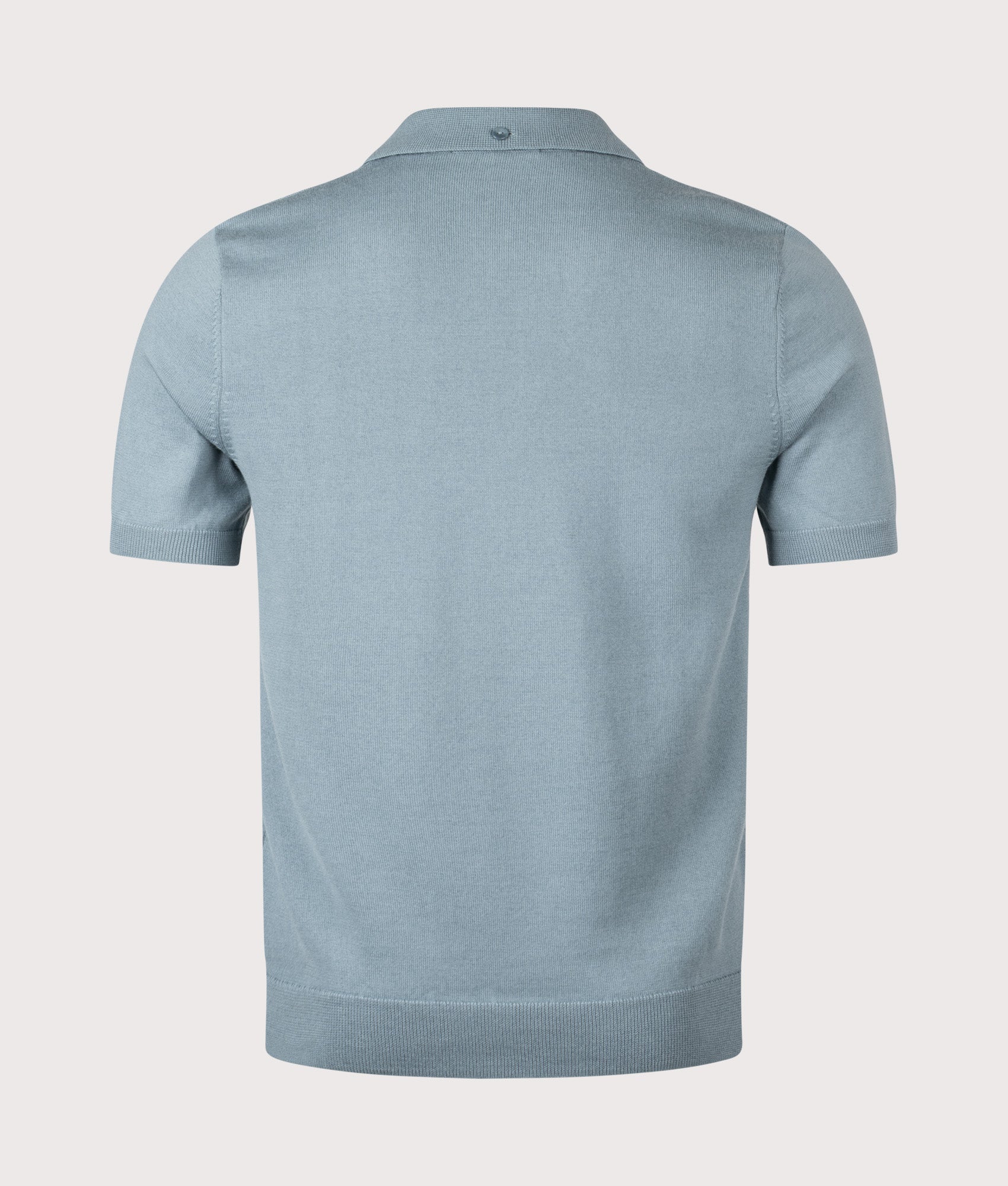 Cable Knitted Polo Shirt in Stockport Blue | Fred Perry | EQVVS