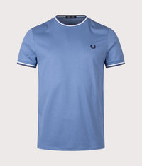 Twin Tipped T-Shirt: 89A Ace Blue/Snow White/Tennis Blue 