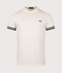 Regular Fit Twin Tipped Cuff T-Shirt: 560 Ecru 