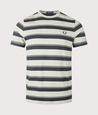 Fine Stripe T-Shirt: M37 Seagrass 