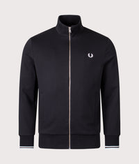 Zip Through Sweatshirt: 198 Black 