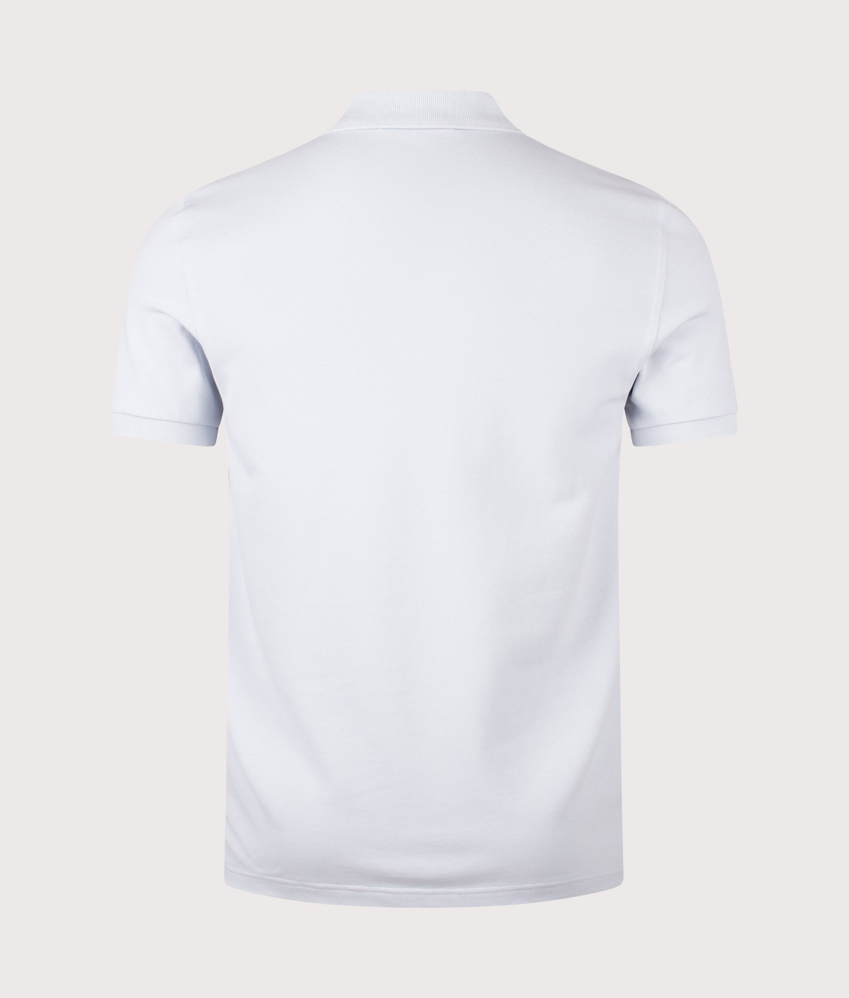Fred Perry The Fred Perry Polo Shirt in Dusty Blue and Laurel Wreath Green at EQVVS Menswear. Back shot.