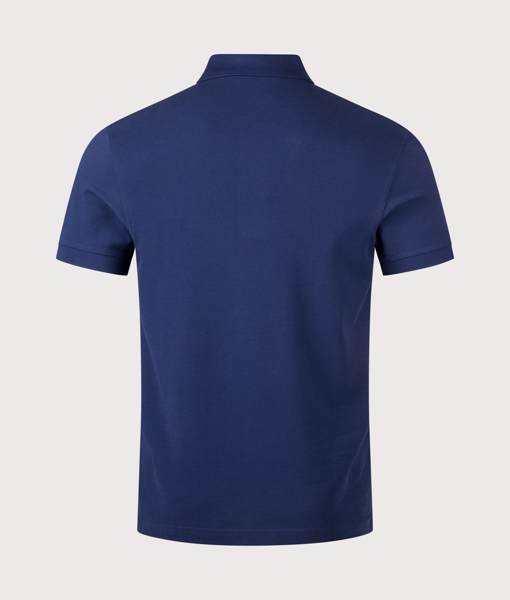 Fred Perry the The Fred Perry Polo Shirt in French Navy and Citron at EQVVS Menswear. Back shot.