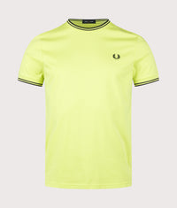 Regular Fit Twin Tipped T-Shirt: 84B Citron/Black/Black 