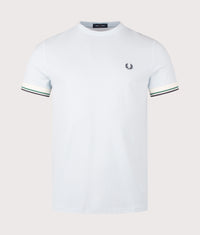 Regular Fit Twin Tipped Cuff T-Shirt: R30 Light Ice 