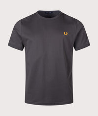 Regular Fit Ringer T-Shirt: 61C Anchor Grey 