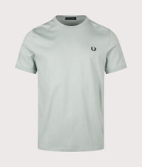 Regular Fit Ringer T-Shirt: 62C Silver Blue 