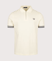 Regular Fit Bold Tipped Polo Shirt: 560 Ecru 
