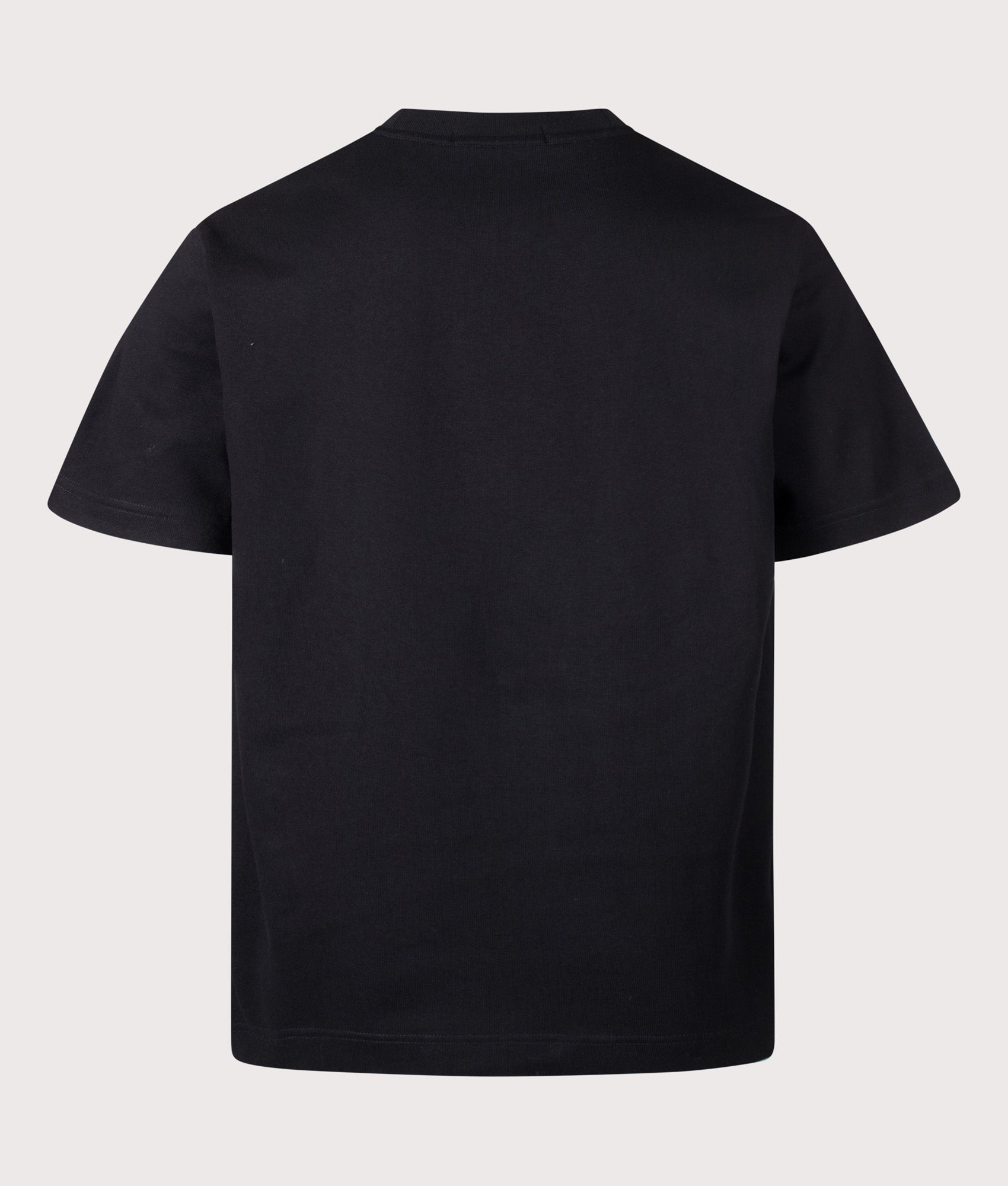 Fred Perry Relaxed Fit T-Shirt in Black at EQVVS Menswear. Back shot.