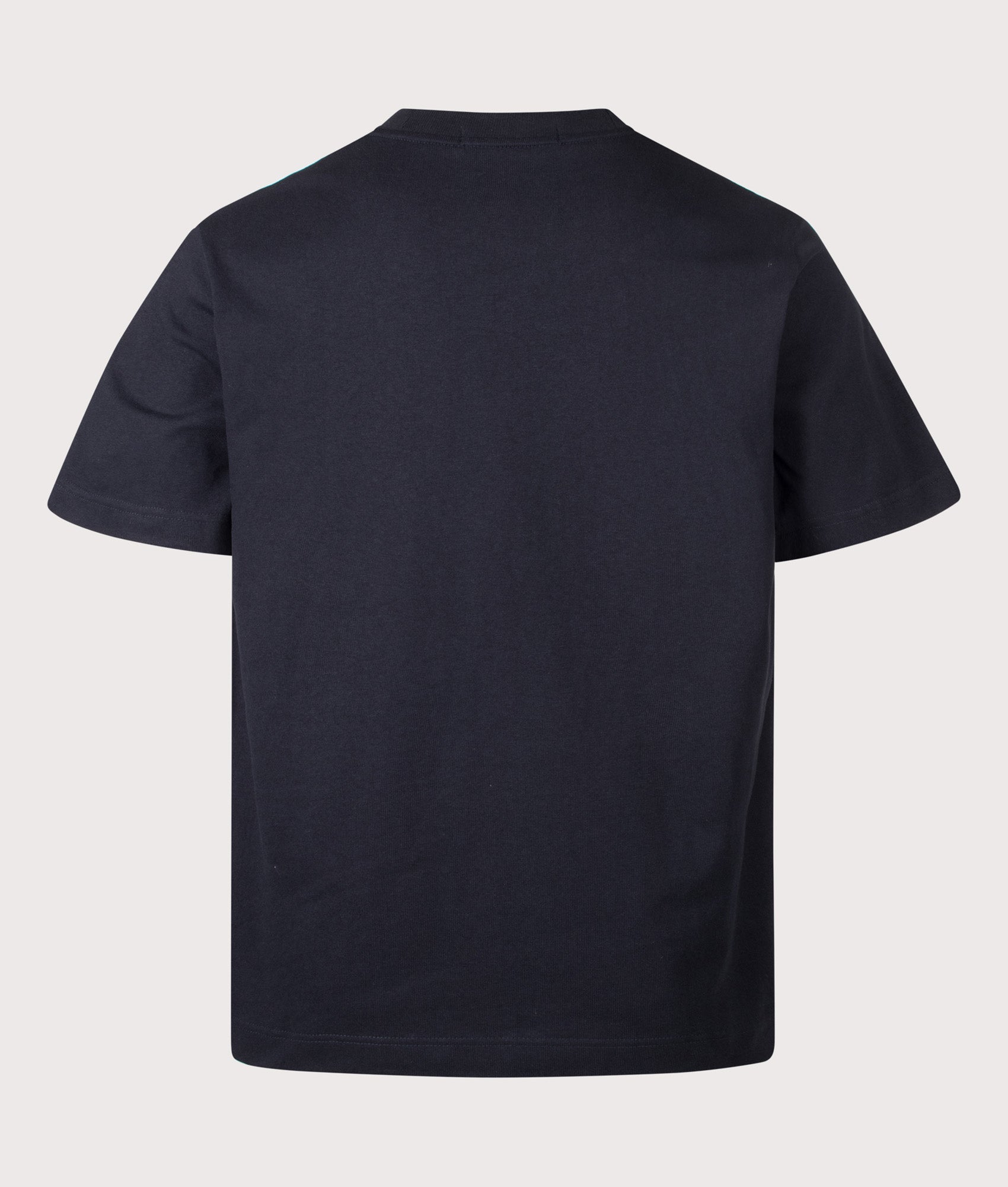 Fred Perry Relaxed Fit T-Shirt in Navy at EQVVS Menswear. Back shot.