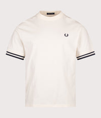 Relaxed Fit Bold Tipped T-Shirt: 560 Ecru 