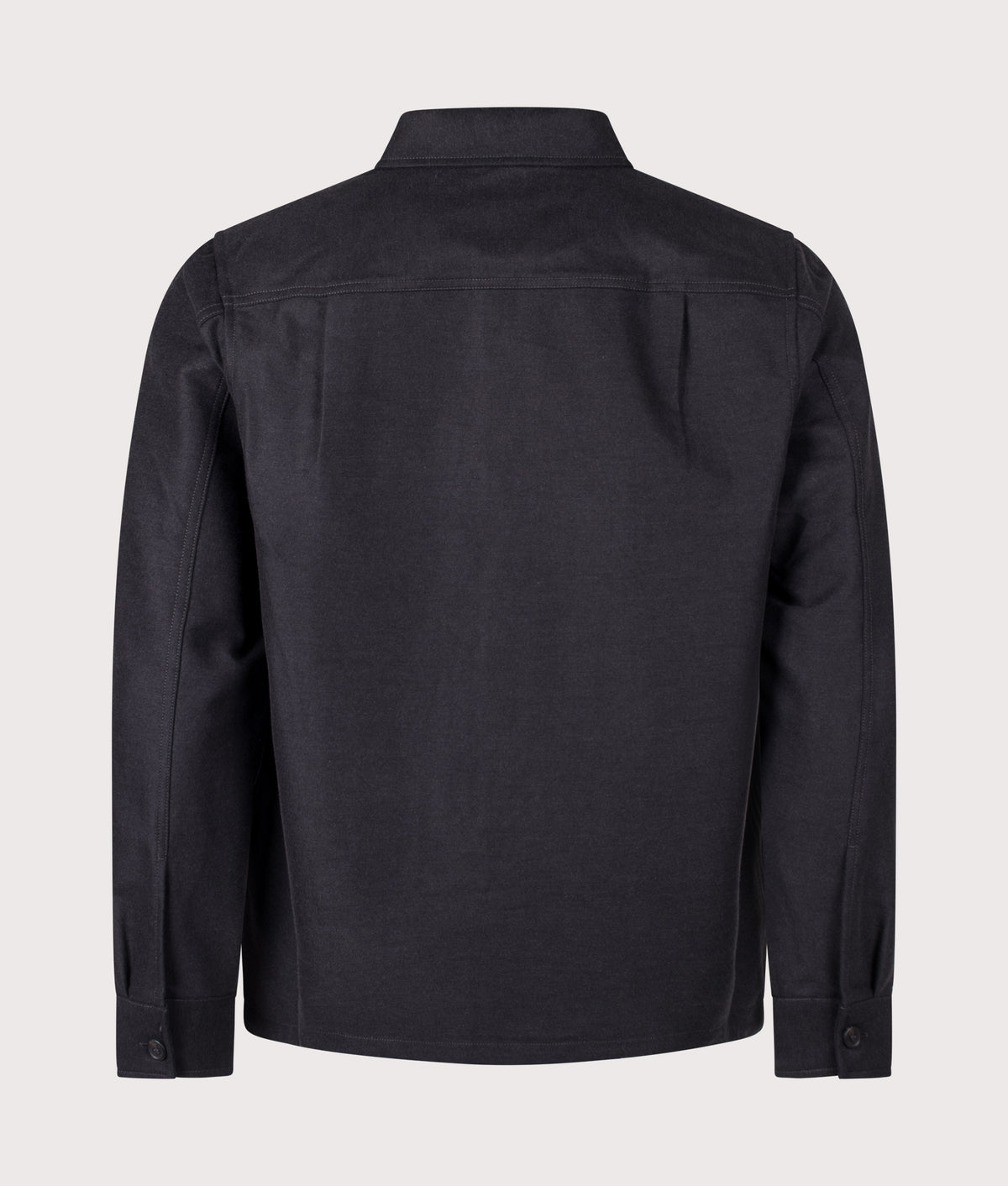 Regular Fit Brushed Twill Overshirt