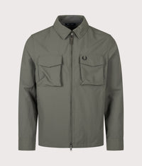 Regular Fit Ripstop Pocket Overshirt: 638 Field Green 