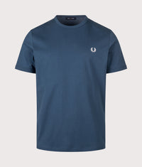 Regular Fit Ringer T-Shirt: 30C Mod Blue 