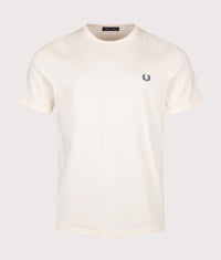 Regular Fit Ringer T-Shirt: 83D Ecru 