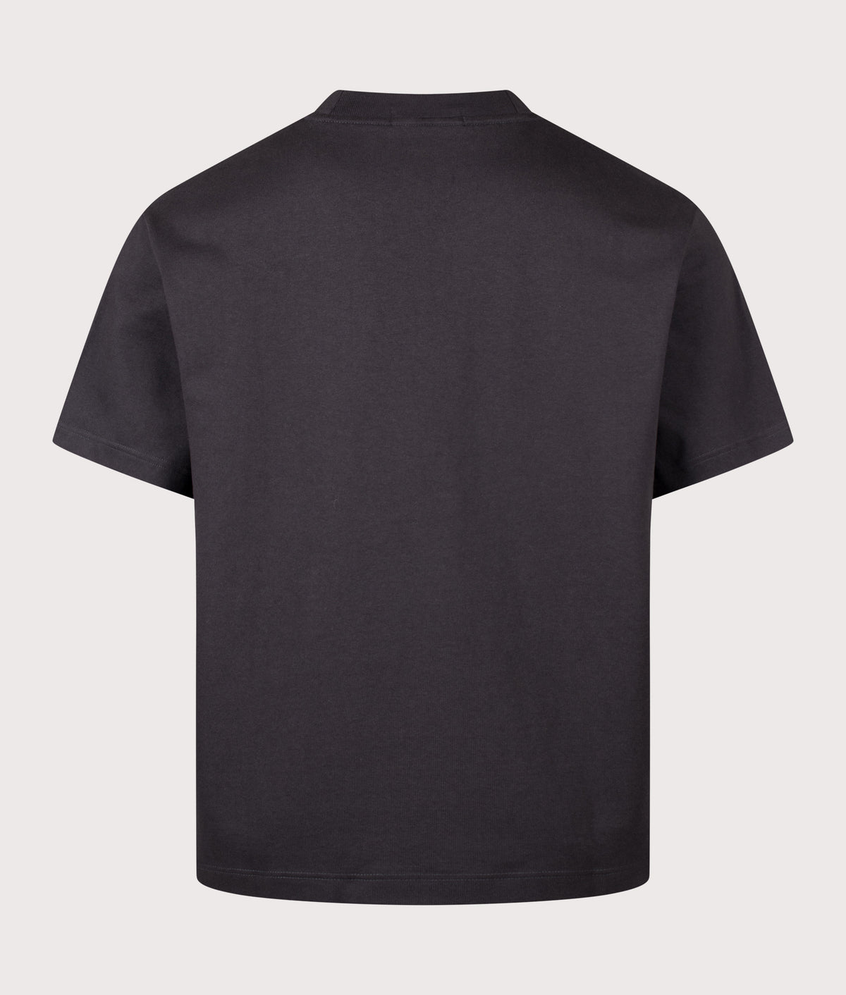 Fred Perry Relaxed Fit T-Shirt in Anchor Grey at EQVVS Menswear. Back shot.