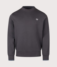Regular Fit Crew Neck Sweatshirt: 78D Anchor Grey/Ace Blue/Slate 