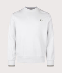 Regular Fit Crew Neck Sweatshirt: 81D Slate/Laurel Wreath Green/Laurel Wreath Green 