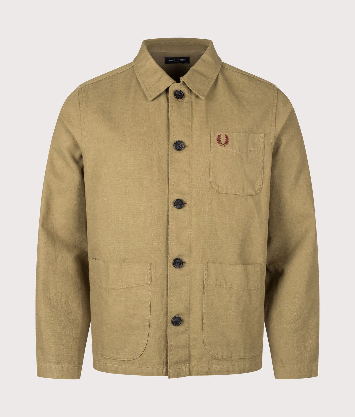 Regular Fit Canvas Overshirt