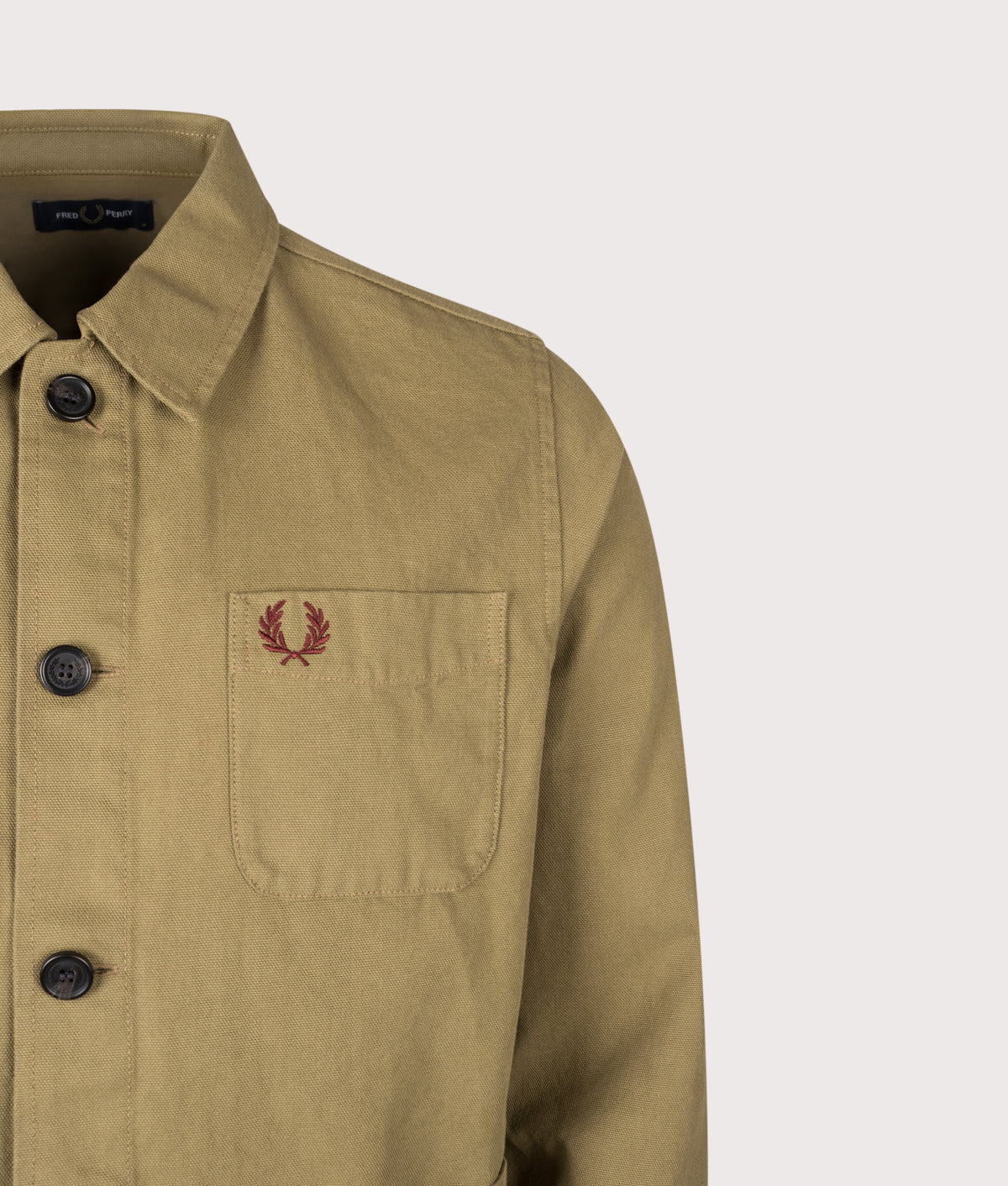 Regular Fit Canvas Overshirt