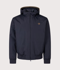 Regular Fit Hooded Brentham Jacket: 608 Navy 