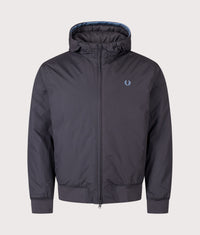 Regular Fit Hooded Brentham Jacket: 297 Anchor Grey 