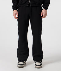 Relaxed Fit Initial Joggers: 001 Black 