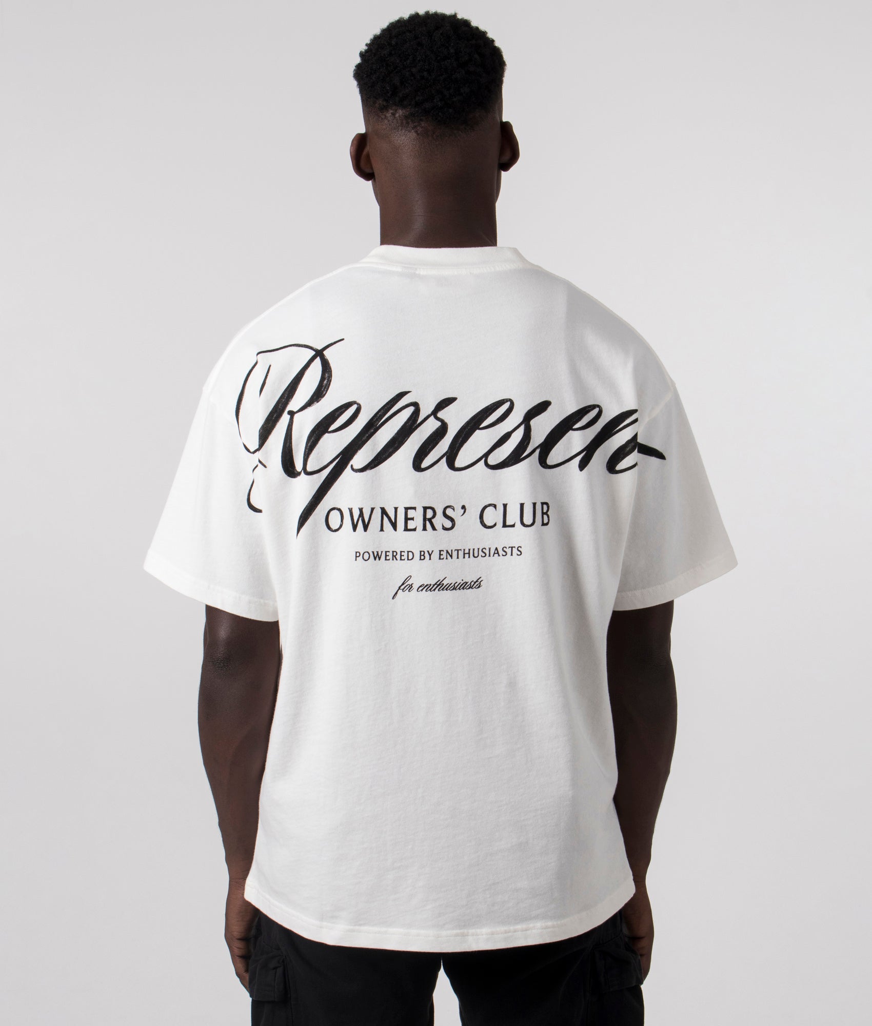 Oversized Represent Owners Club Script T-Shirt
