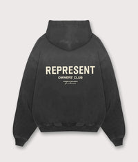 Represent Owners Club Hoodie: 0330 Aged Black 