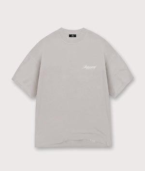 Represent Owners Club Script T-Shirt. Shot by EQVVS. Front Shot.
