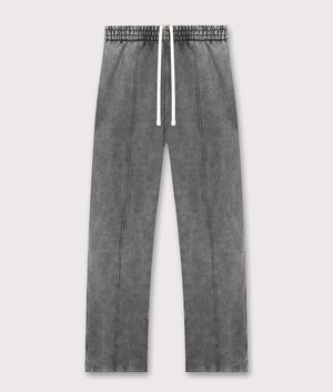 Initial Joggers by Represent in Vintage Grey. Shot by EQVVS. Front flat shot.