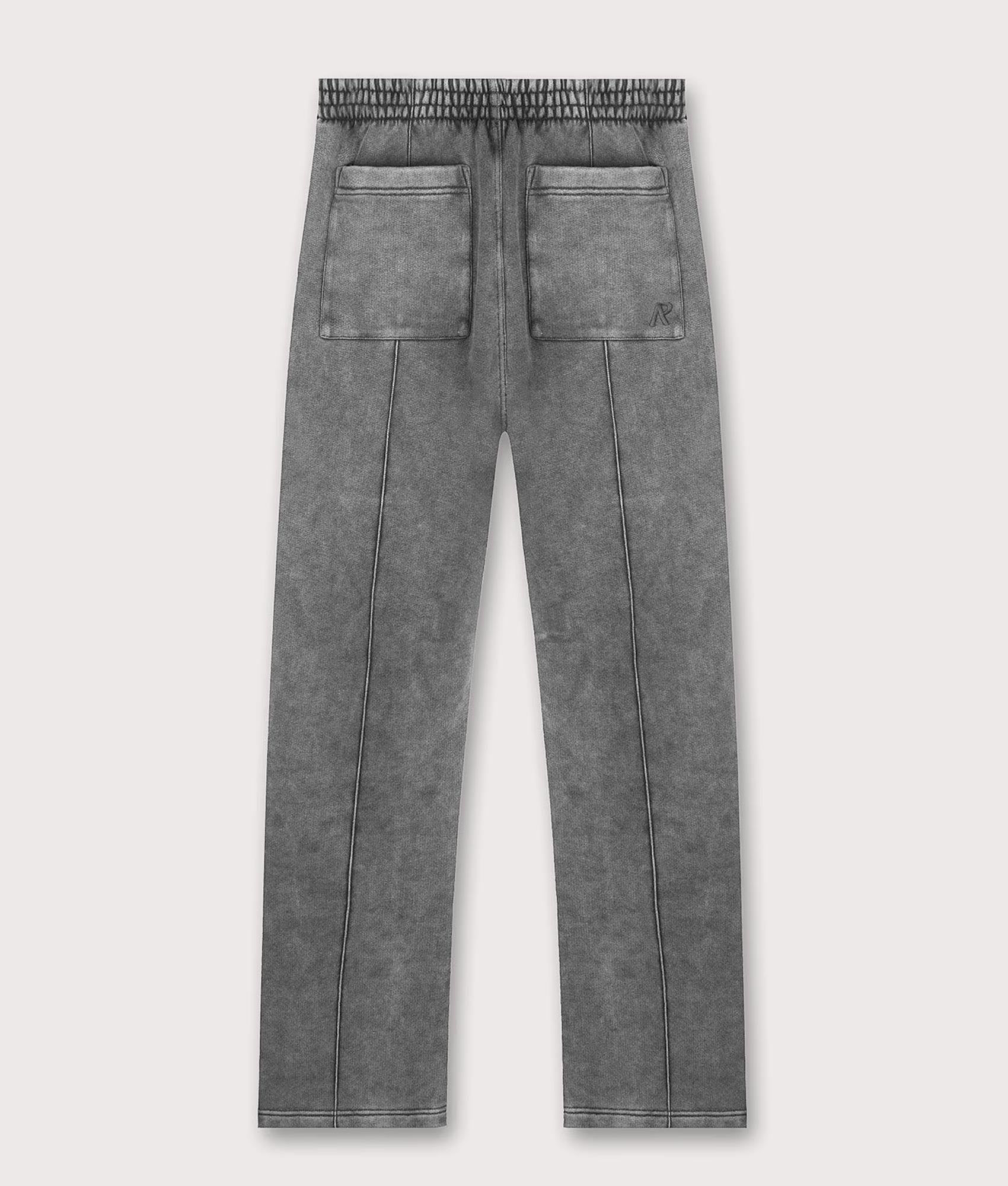 Initial Joggers by Represent in Vintage Grey. Shot by EQVVS. Back flat shot.