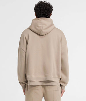 Oversized Initial Boxy Hoodie