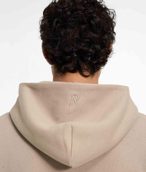 Oversized Initial Boxy Hoodie