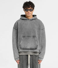 Initial Boxy Hoodie: 47 Vintage Grey 