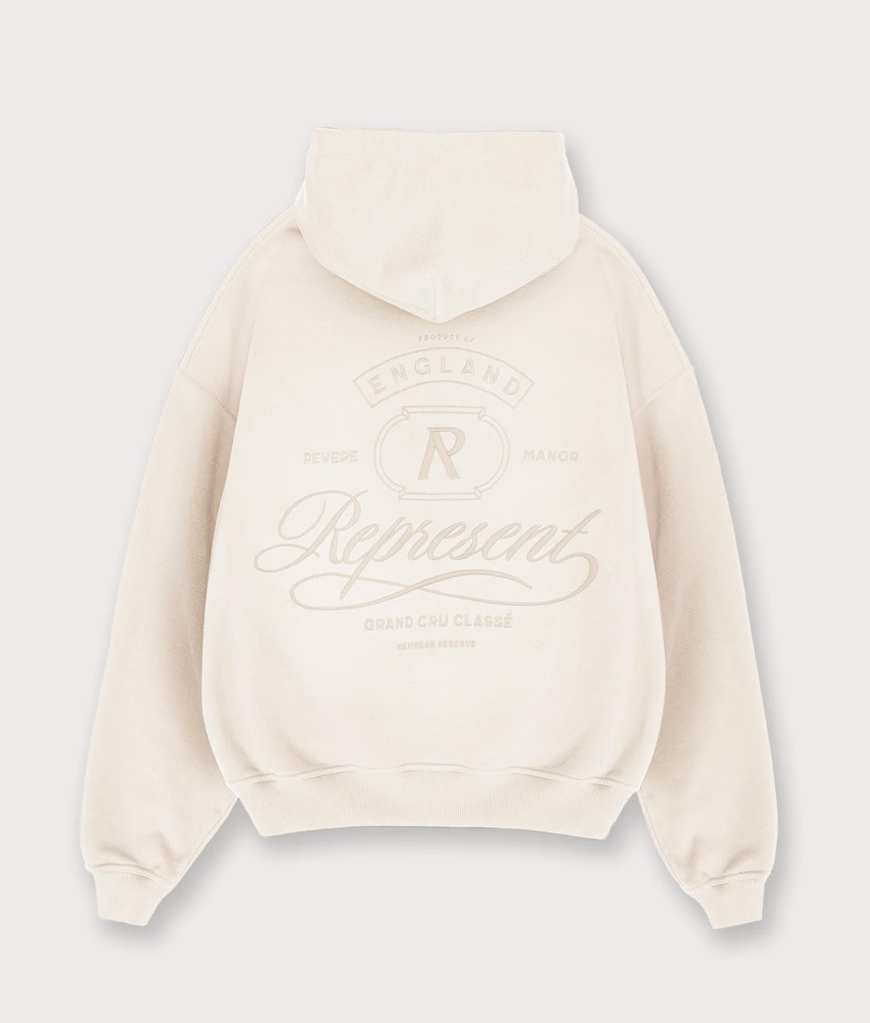 Grand Vintage Hoodie. Shot by EQVVS. Back Print shot.